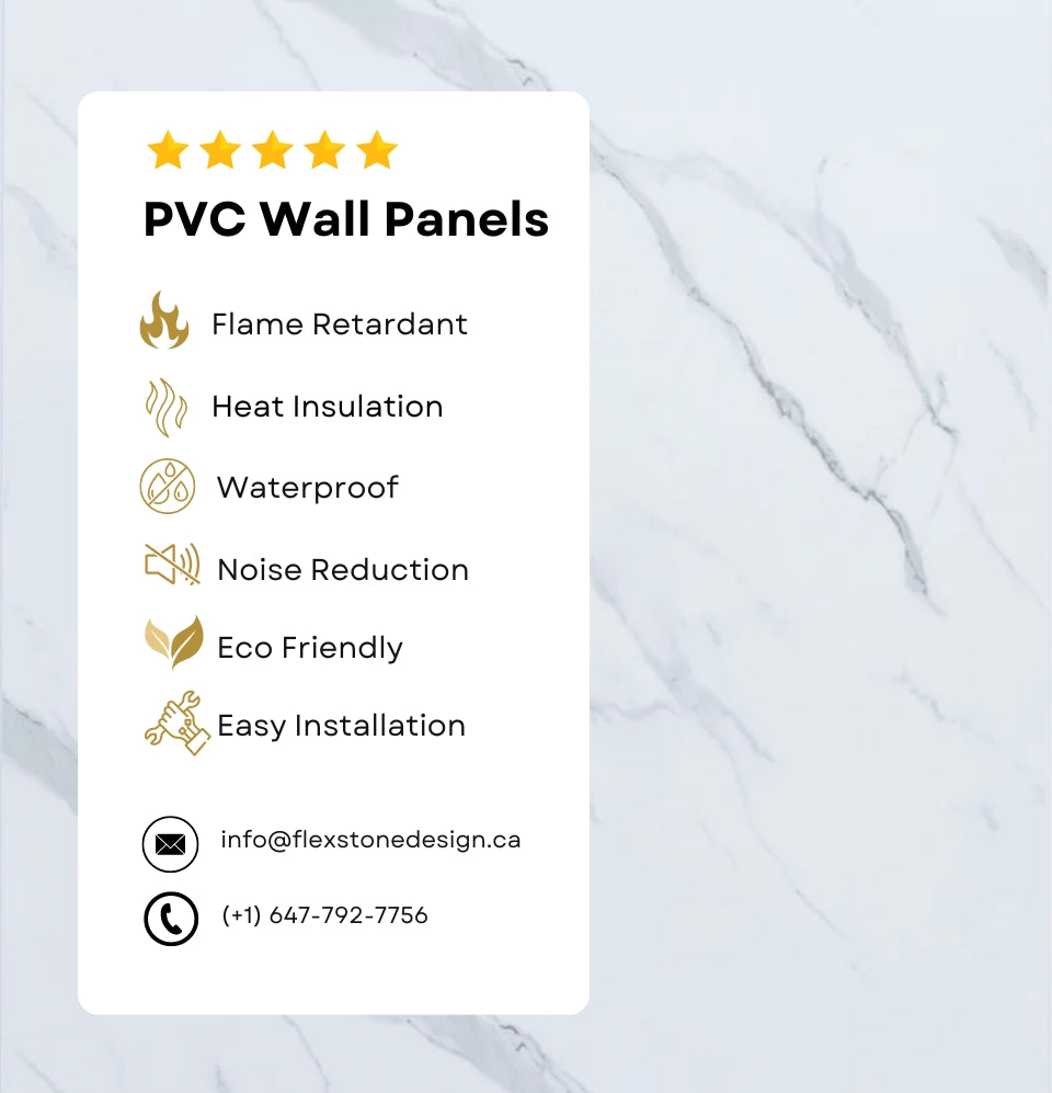 PVC Wall Panel | Marbella White