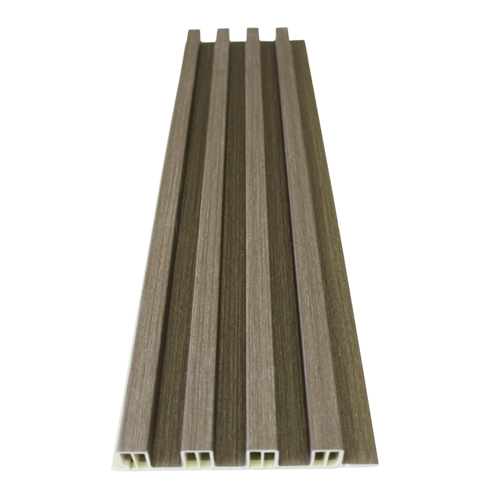 WPC Fluted Panels - Dark Grey