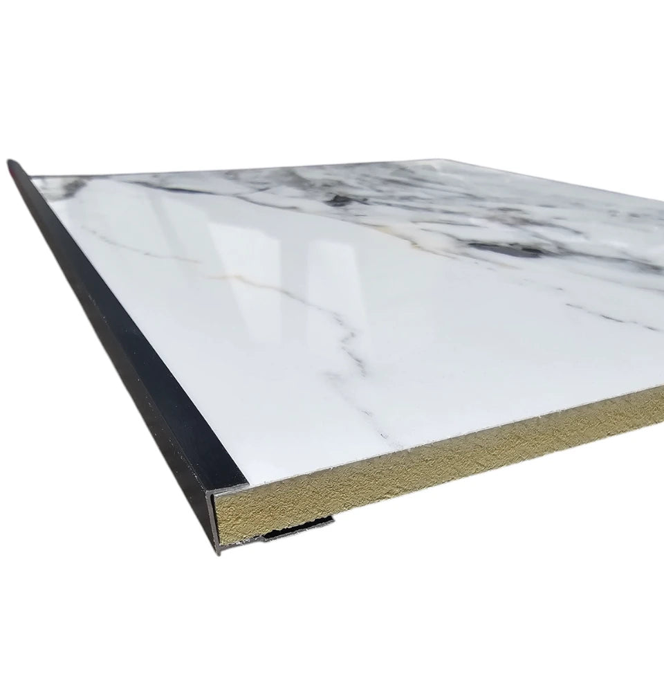 End J Black Wall Panel Trim