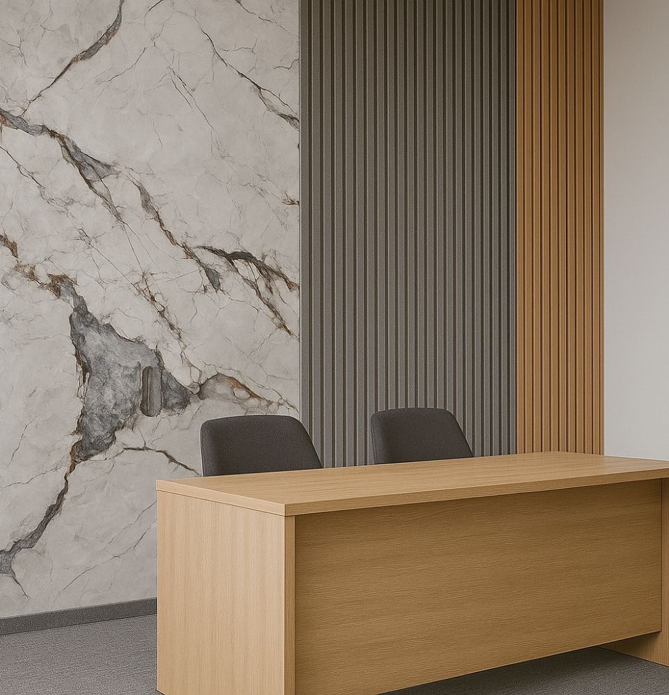 PVC Marble UV Panel Matte Finish