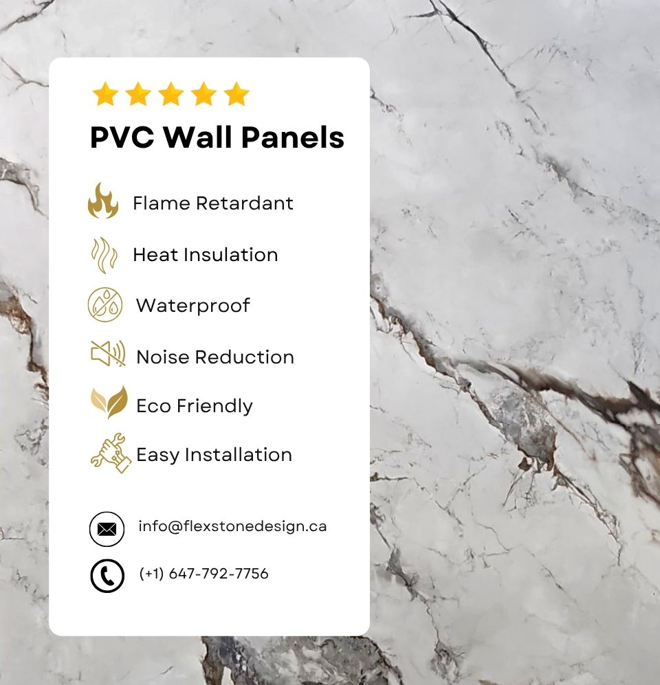 PVC Marble UV Panel Matte Finish