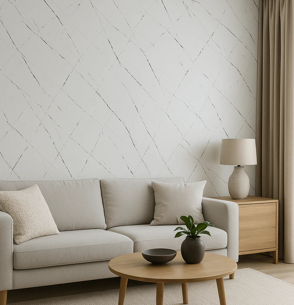 PVC Wall Panel | Modern White