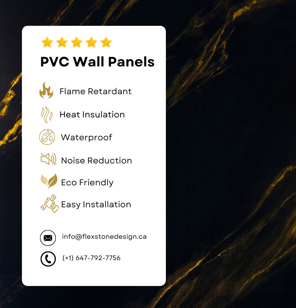 PVC Wall Panel | Sahara Noir