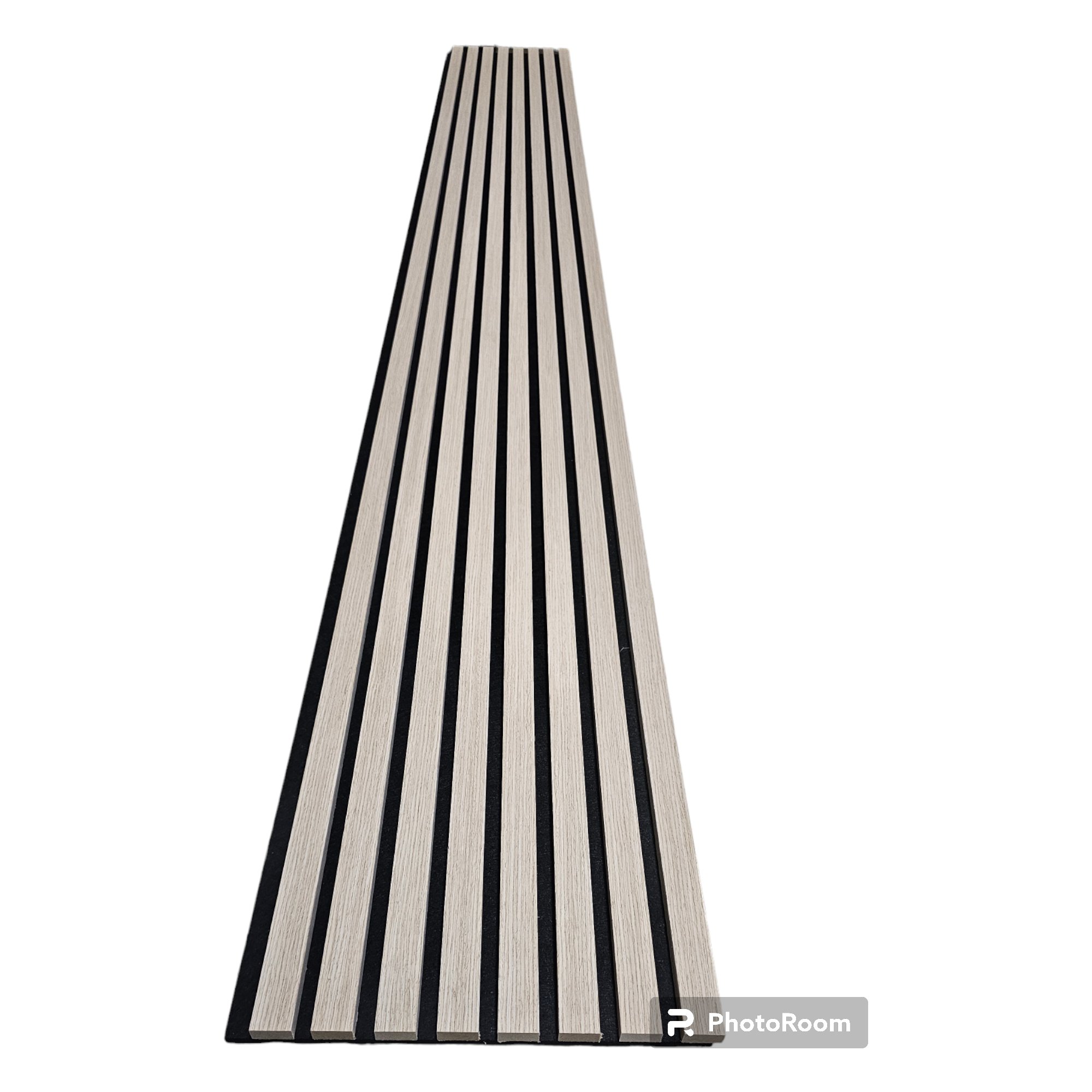 Acoustic wall panel light oak