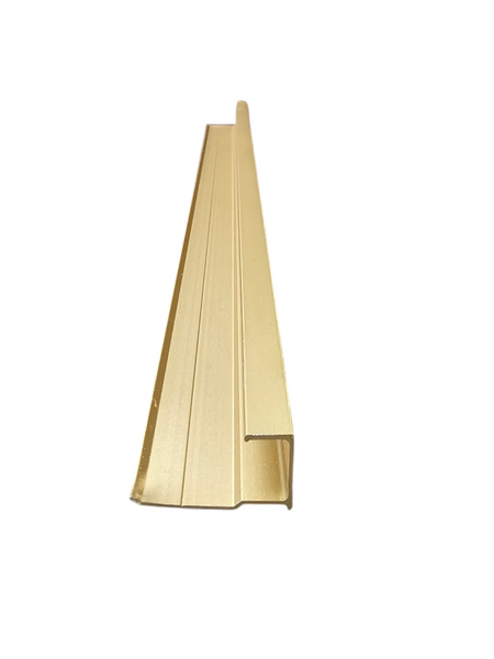 Flexstone Inc. | Gold End J Trim | 118” Long