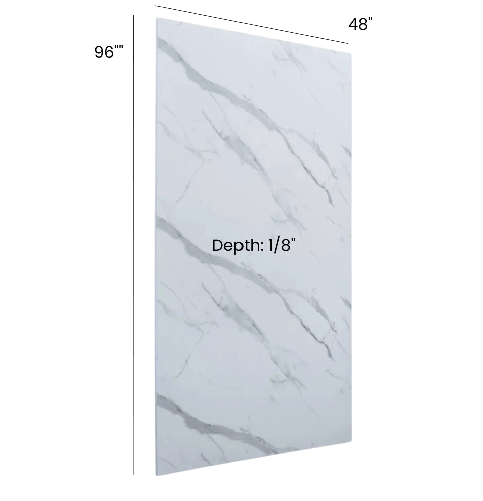 PVC Wall Panel | Marbella White