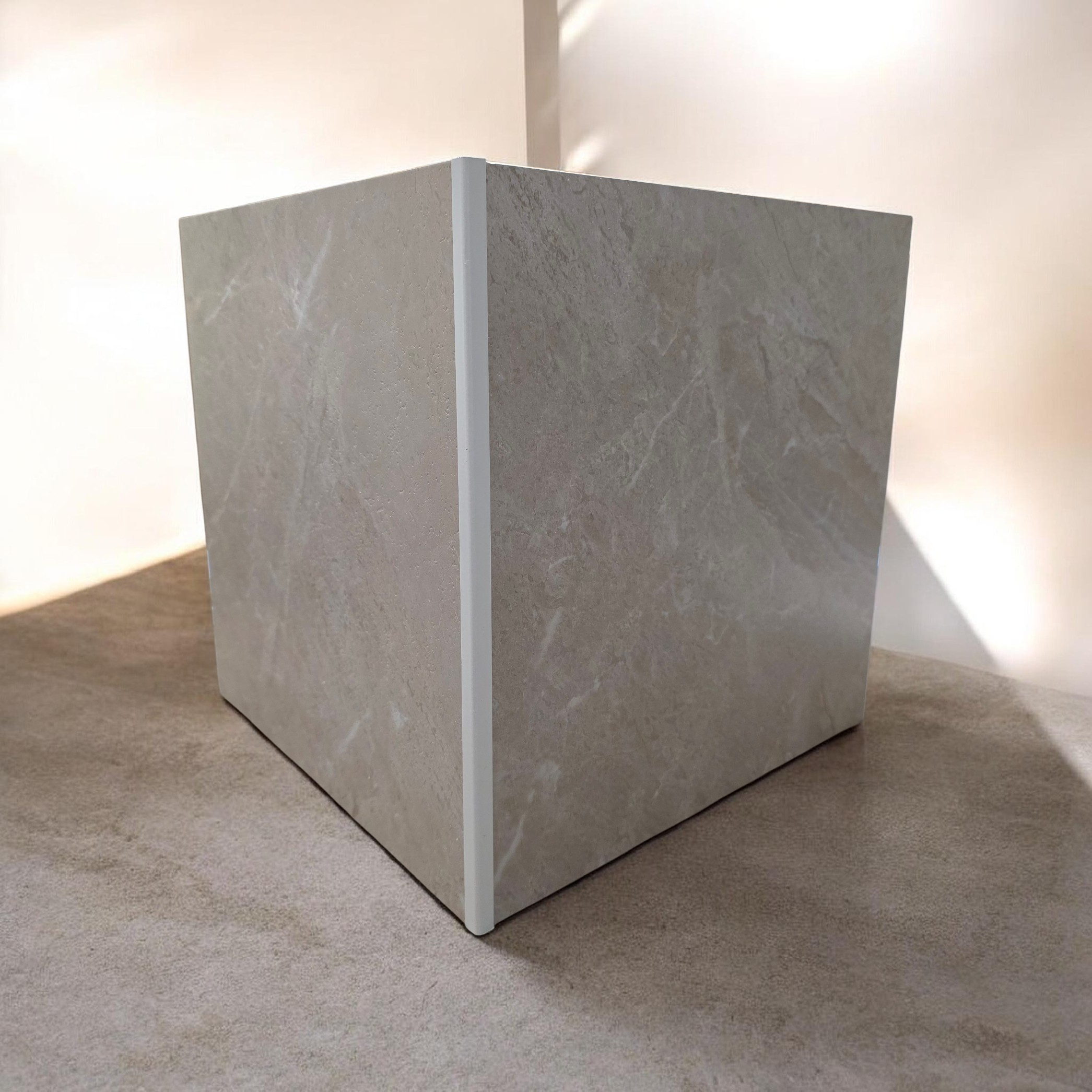 SPC Outside Corner Trim 108" – Black & White | For 3/16" Wall Panels