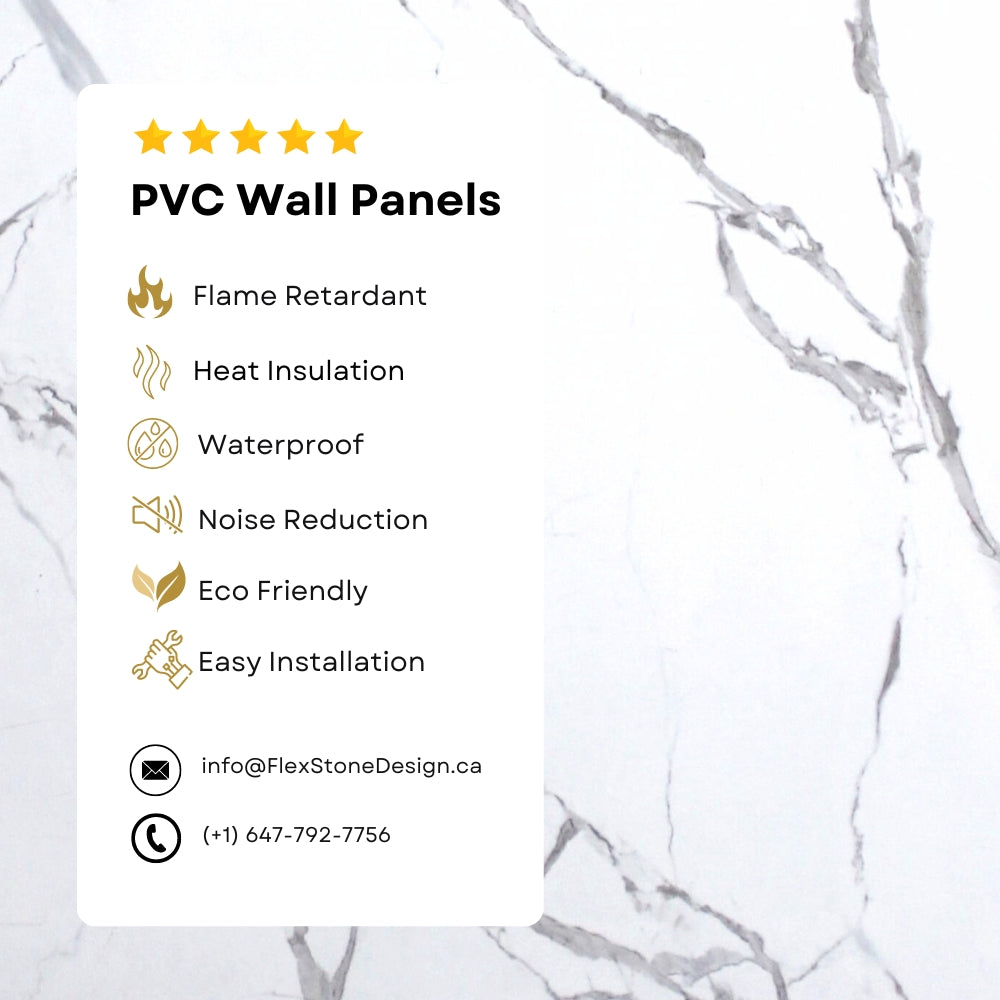 PVC Wall Panel | Calacatta White