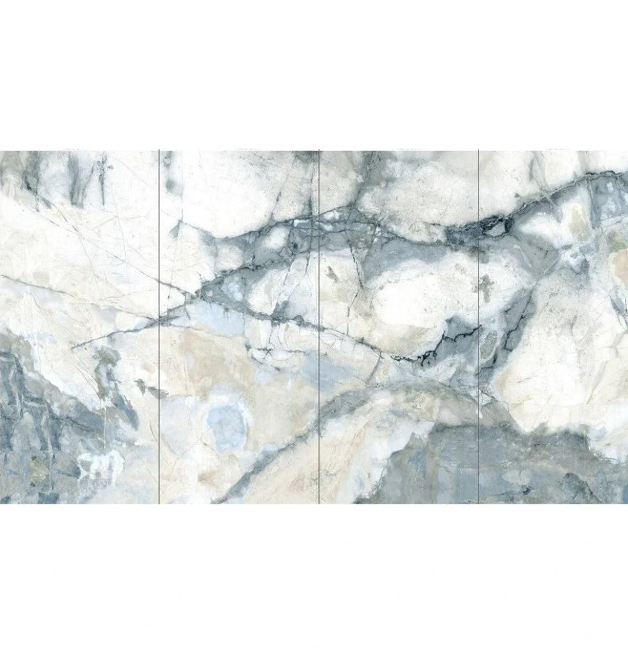 Oyster White Marble Book Match