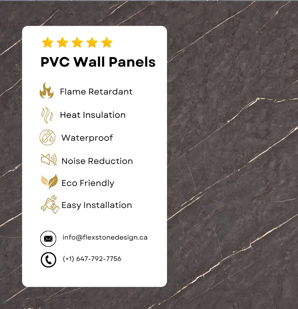 PVC Wall Panel | Dark Roast