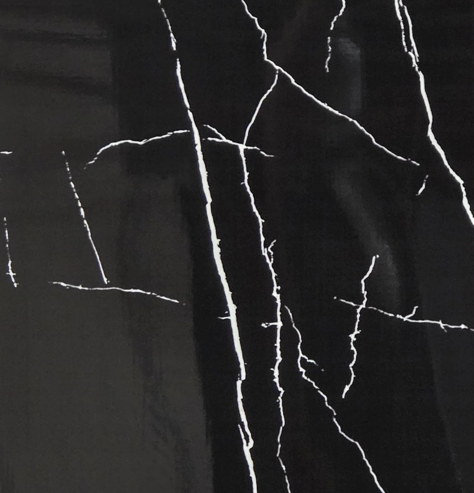 PVC Wall Panel – Black Marble