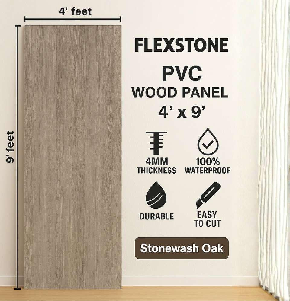 Stonewash oak SPC wall panels installed in modern bright living room
Light oak waterproof wall panels with seamless straight edge design
Stonewash oak feature wall panels with T-trim connection system
Scandinavian style light wood SPC wall panels with clean J-trim edges