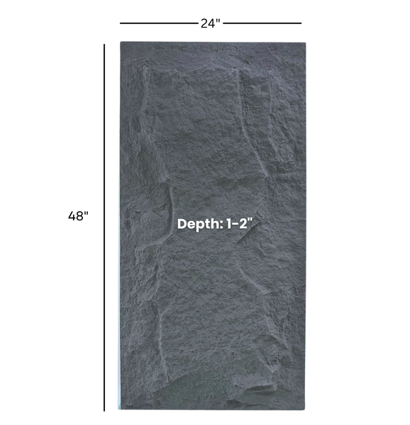 Flexstone PU Faux Stone Panels | Dark Grey – Flexstone Inc.